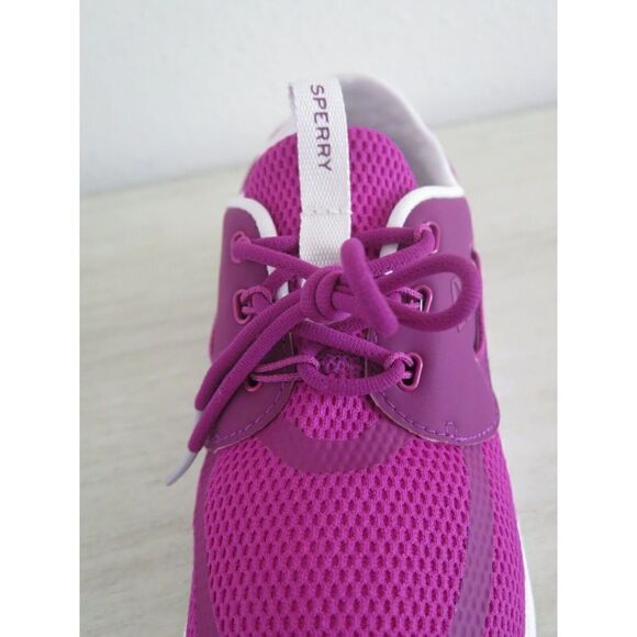 Sperry STS85682 Women's Sz 9.5 Magenta Topsider 7 Seas 3 Eye Boating Shoes $90+ - Picture 11 of 12